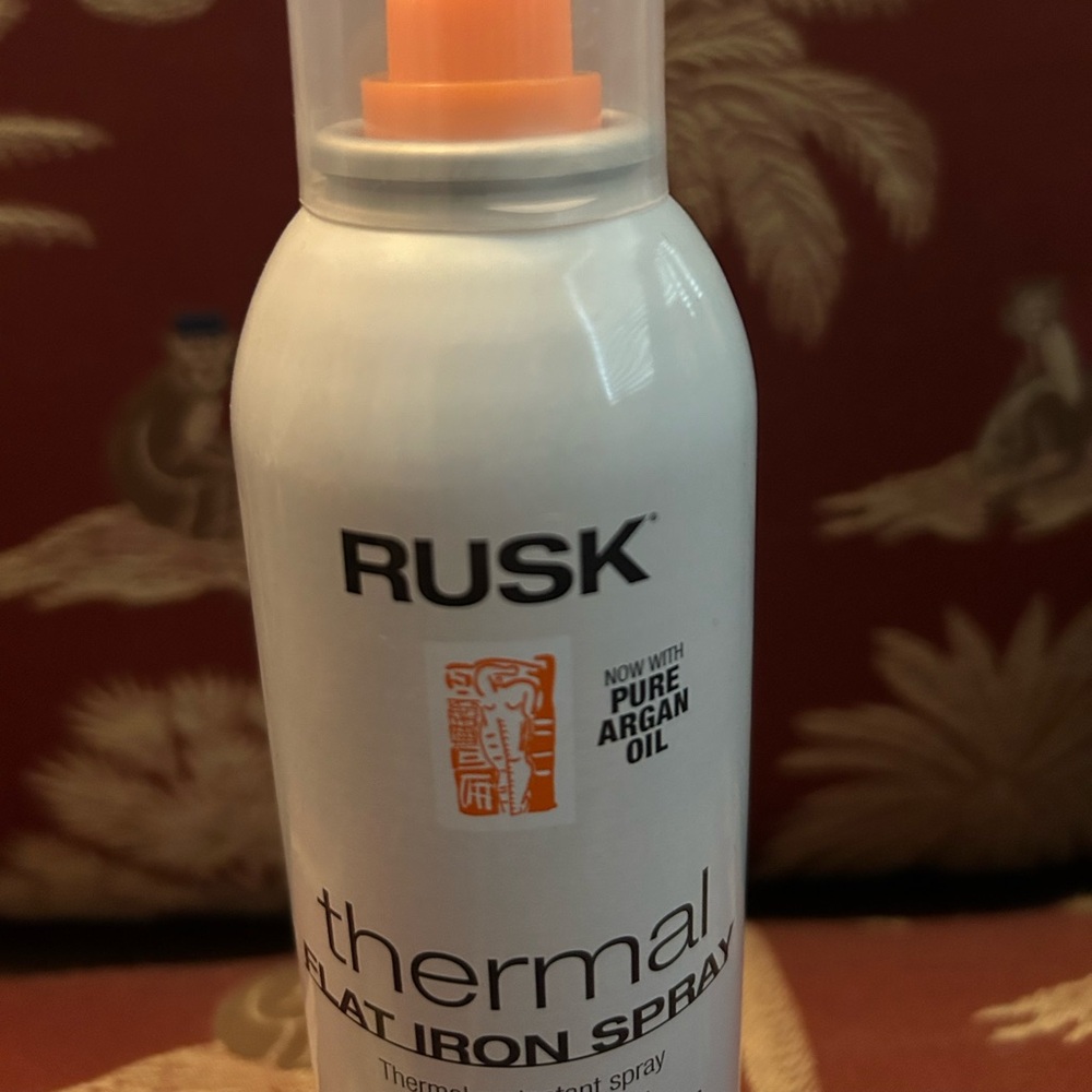 RUSK Thermal Flat Iron Spray - White and Orange